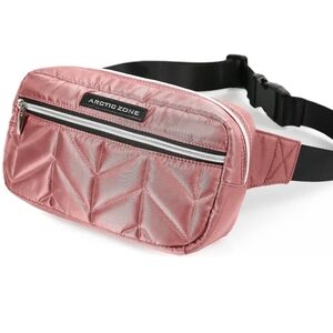Arctic Zone Pink Quilted Belt Bag